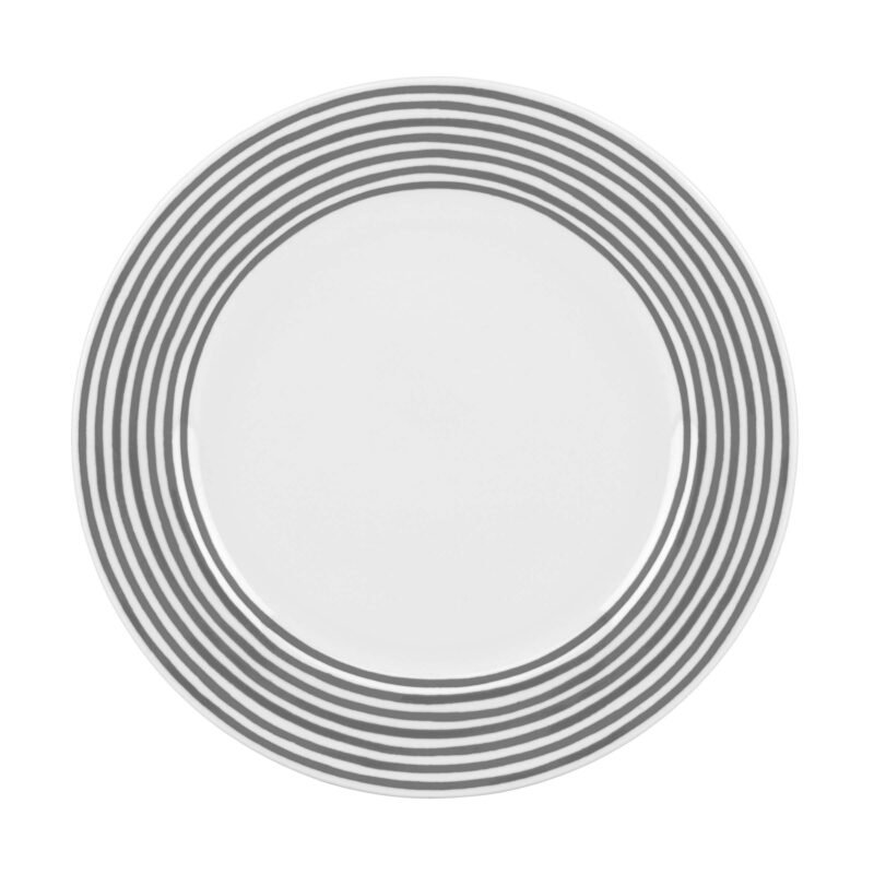Charlotte Street East 11 Dinner Plate, Charcoal