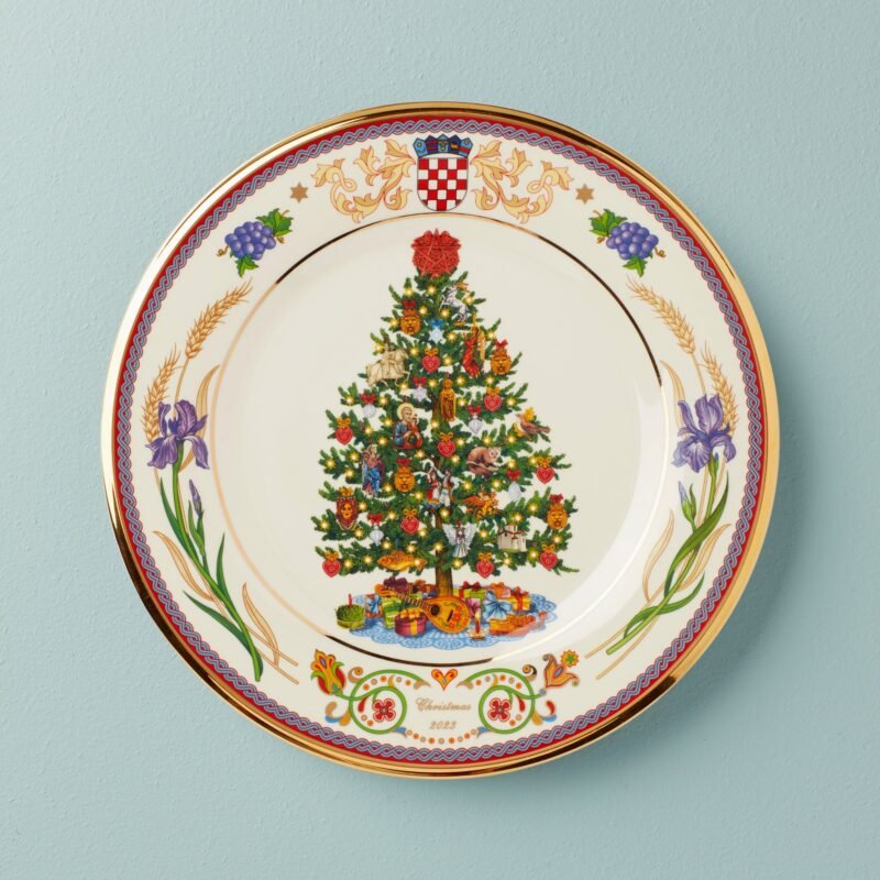 Trees Around the World Croatia Plate